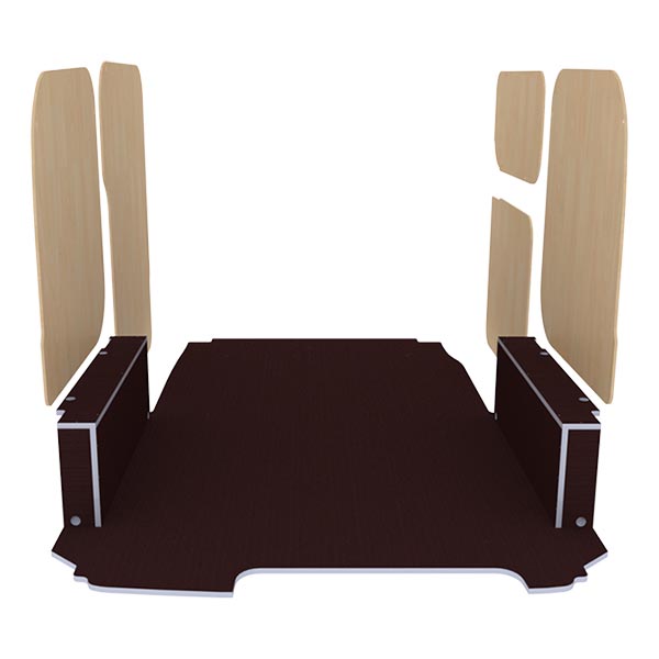 Panelado de madera Premium en contrachapado antideslizante équipement pour utilitaire Nissan NV200 2009 
