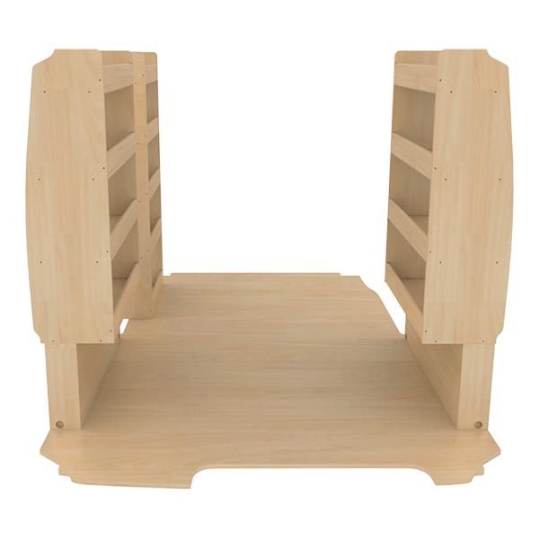 Equipamiento interior madera Optimum Pro en contrachapado bruto équipement pour utilitaire Nissan NV200 2009 