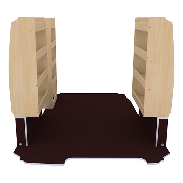 Equipamiento  interior Optimum Premium contrachapado antideslizante équipement pour utilitaire Nissan NV200 2009 