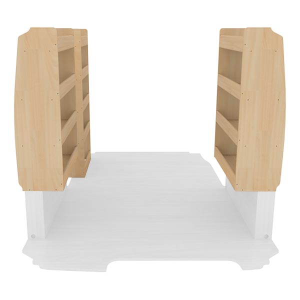 Pack de estanterías de madera équipement pour utilitaire Nissan NV200 2009 