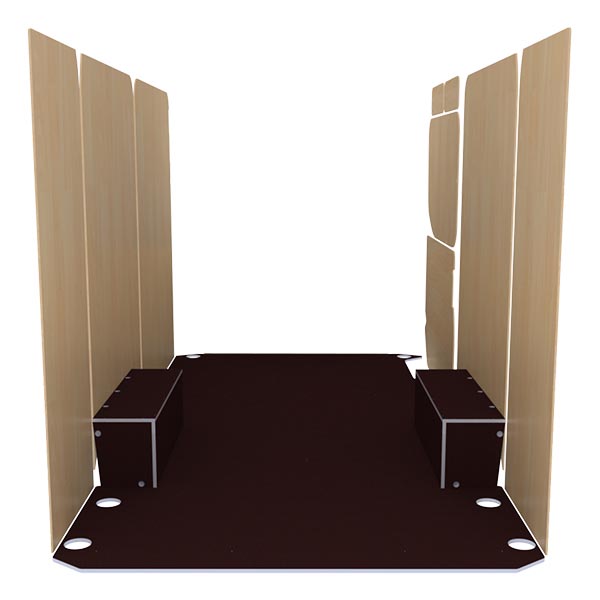 Panelado de madera Premium en contrachapado antideslizante équipement pour utilitaire Iveco Daily III 2014 