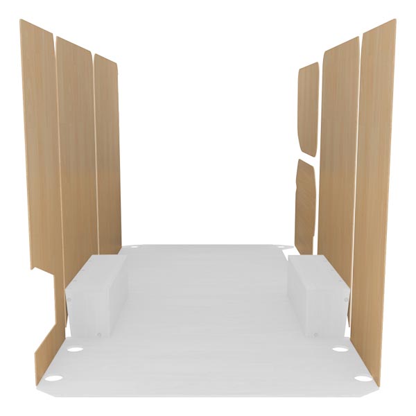 Paneles laterales de contrachapado en bruto équipement pour utilitaire Iveco Daily III 2014 
