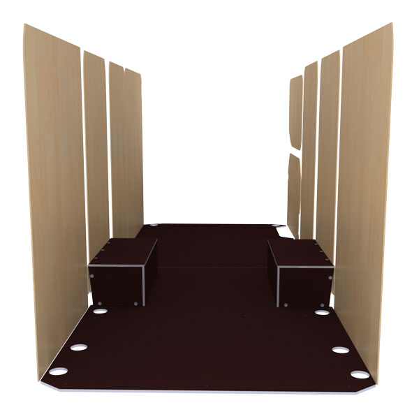 Panelado de madera Premium en contrachapado antideslizante équipement pour utilitaire Iveco Daily III 2014 