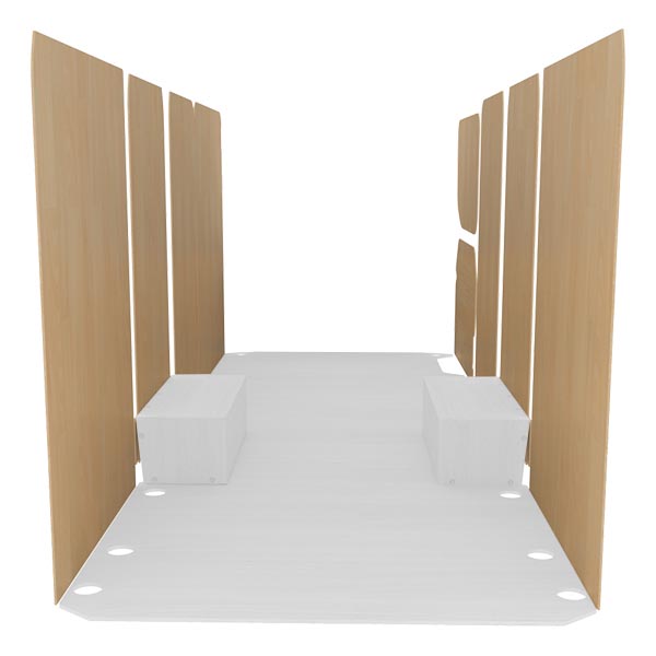 Paneles laterales de contrachapado en bruto équipement pour utilitaire Iveco Daily III 2014 