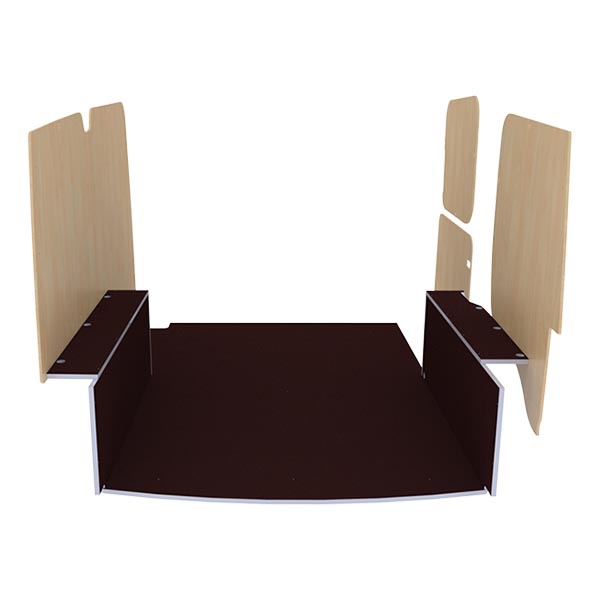 Panelado de madera Premium en contrachapado antideslizante équipement pour utilitaire Volkswagen Caddy 2004 