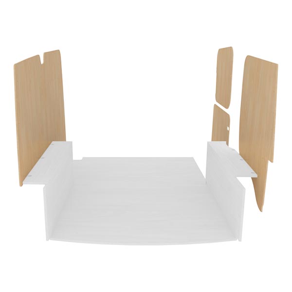 Paneles laterales de contrachapado en bruto équipement pour utilitaire Volkswagen Caddy 2004 