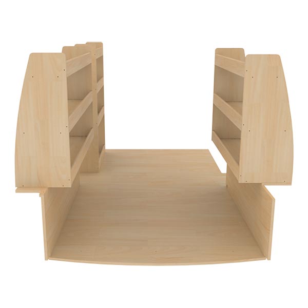 Equipamiento interior madera Optimum Pro en contrachapado bruto équipement pour utilitaire Volkswagen Caddy 2004 