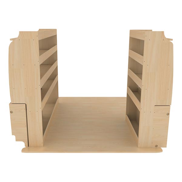 Equipamiento interior madera Optimum Pro en contrachapado bruto équipement pour utilitaire Opel Combo C 2011 