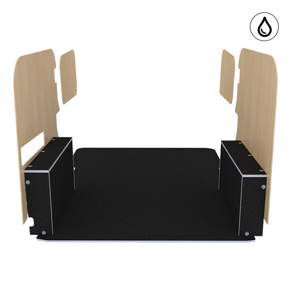 Panelado de madera Excellencia en contrachapado antideslizante + barnizado équipement pour utilitaire Opel Combo C 2011 