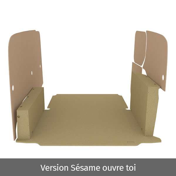 Panelado de madera Essential aglomerado + MDF / Puertas traseras incluidas équipement pour utilitaire Renault Kangoo III 2021 