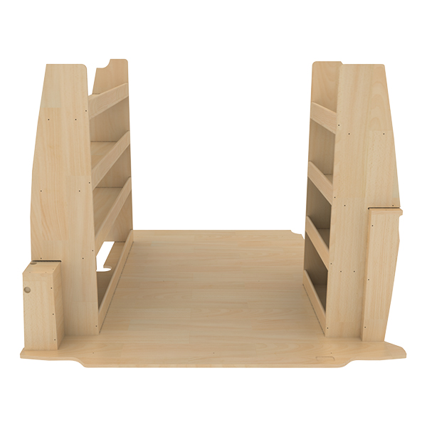 Equipamiento interior madera Optimum Pro en contrachapado bruto équipement pour utilitaire Renault Kangoo III 2021 