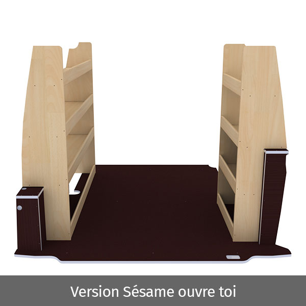 Equipamiento  interior Optimum Premium contrachapado antideslizante équipement pour utilitaire Renault Kangoo III 2021 