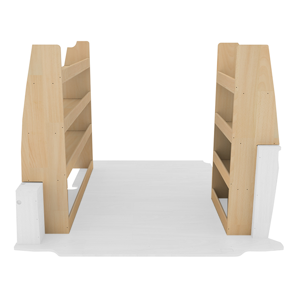 Pack de estanterías de madera équipement pour utilitaire Renault Kangoo III 2021 