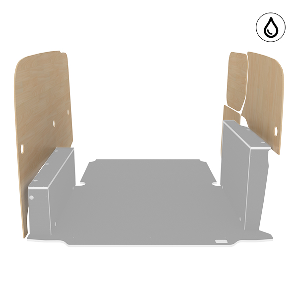 Paneles laterales de contrachapado barnizado équipement pour utilitaire Renault Kangoo III 2021 