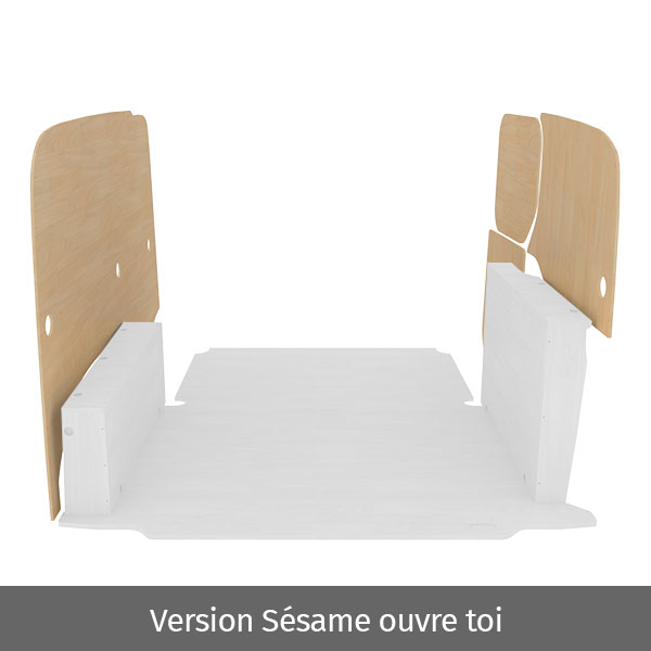 Paneles laterales de contrachapado en bruto équipement pour utilitaire Renault Kangoo III 2021 
