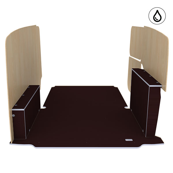Panelado de madera Excellencia en contrachapado antideslizante + barnizado équipement pour utilitaire Renault Kangoo III 2021 