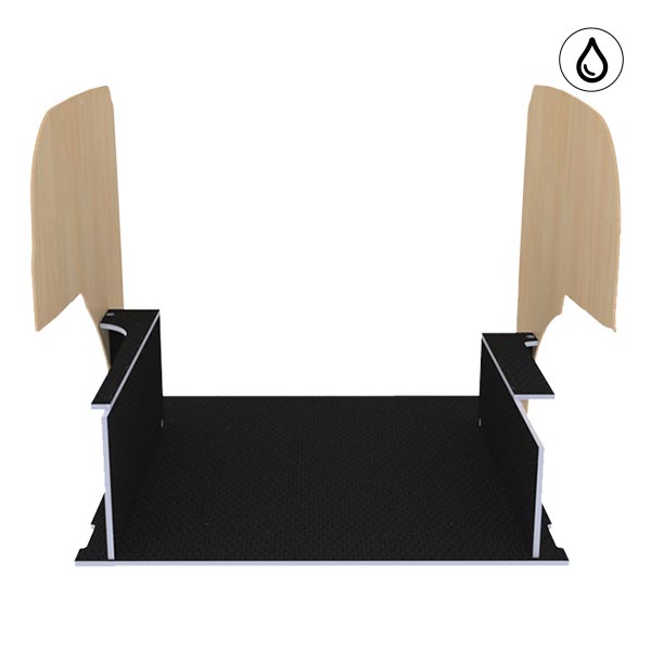 Panelado de madera Excellencia en contrachapado antideslizante + barnizado équipement pour utilitaire Mercedes Citan 2013 