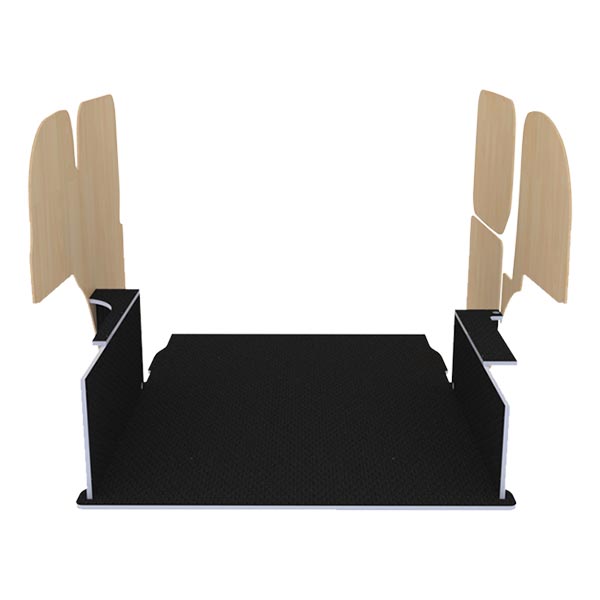 Panelado de madera Premium en contrachapado antideslizante équipement pour utilitaire Mercedes Citan 2013 