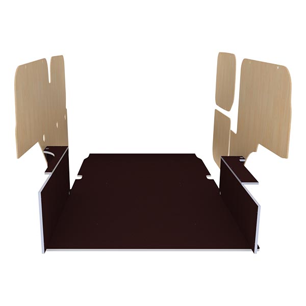 Panelado de madera Premium en contrachapado antideslizante équipement pour utilitaire Mercedes Citan 2013 