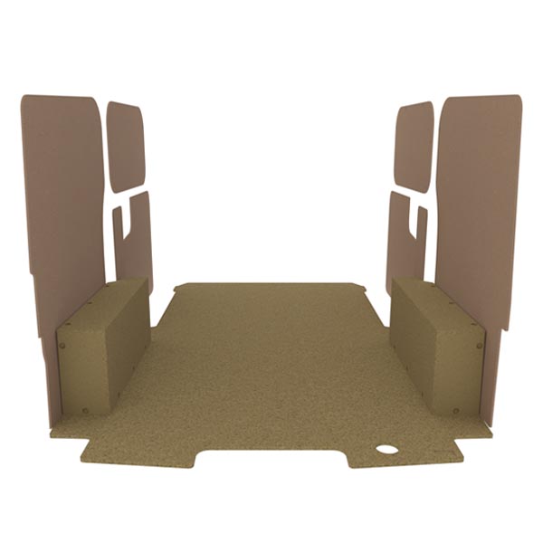 Panelado de madera Essential aglomerado + MDF / Puertas traseras incluidas équipement pour utilitaire Ford Custom 2023 
