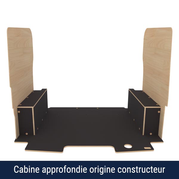 Panelado de madera Premium en contrachapado antideslizante équipement pour utilitaire Ford Custom 2023 