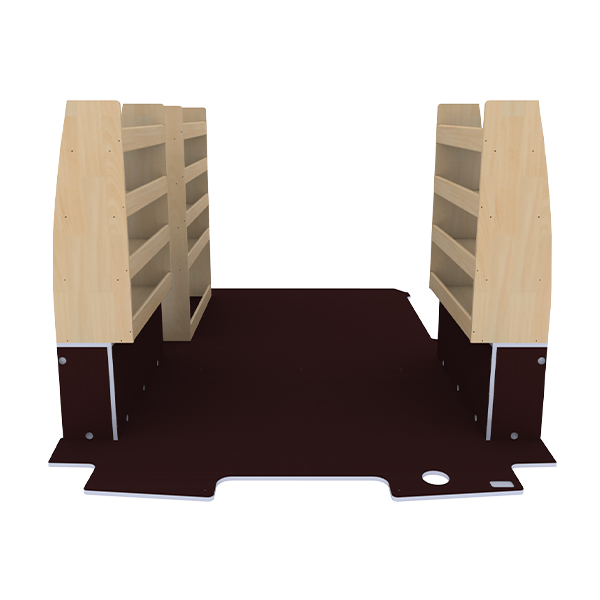 Equipamiento  interior Optimum Premium contrachapado antideslizante équipement pour utilitaire Volkswagen Transporter 7 