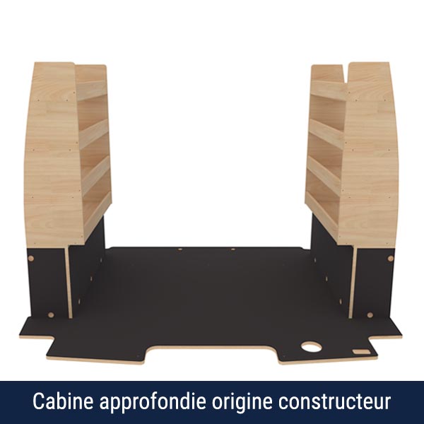Equipamiento  interior Optimum Premium contrachapado antideslizante équipement pour utilitaire Volkswagen Transporter 7 