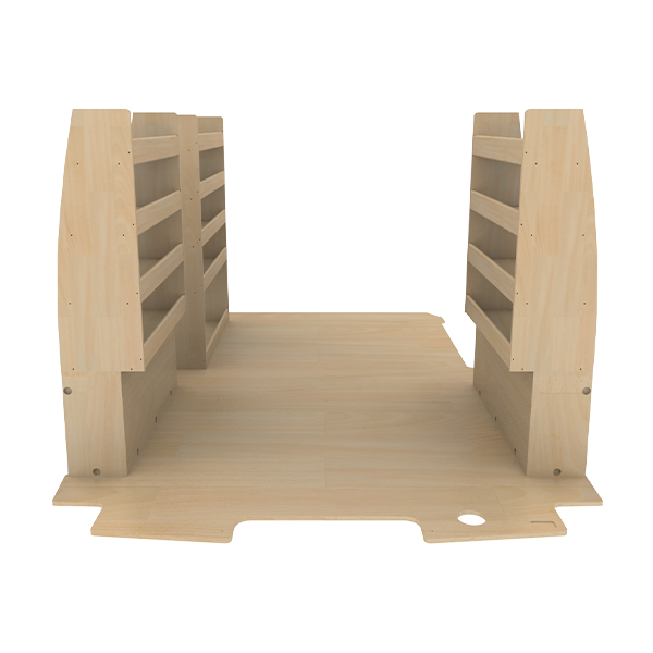 Equipamiento interior madera Optimum Pro en contrachapado bruto équipement pour utilitaire Volkswagen Transporter 7 