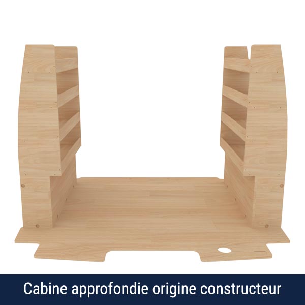 Equipamiento interior madera Optimum Pro en contrachapado bruto équipement pour utilitaire Volkswagen Transporter 7 
