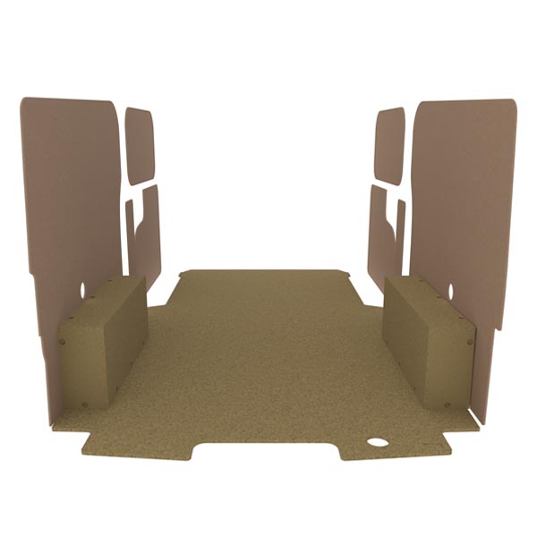 Panelado de madera Essential aglomerado + MDF / Puertas traseras incluidas équipement pour utilitaire Ford Custom 2023 