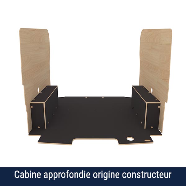 Panelado de madera Premium en contrachapado antideslizante équipement pour utilitaire Ford Custom 2023 