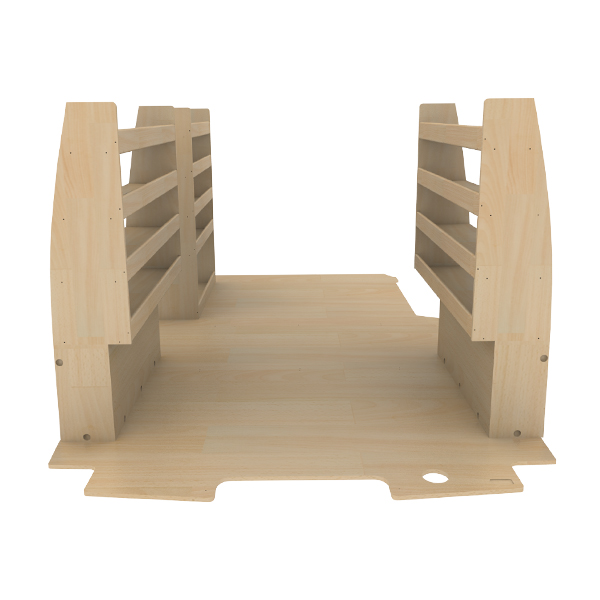 Equipamiento interior madera Optimum Pro en contrachapado bruto équipement pour utilitaire Volkswagen Transporter 7 