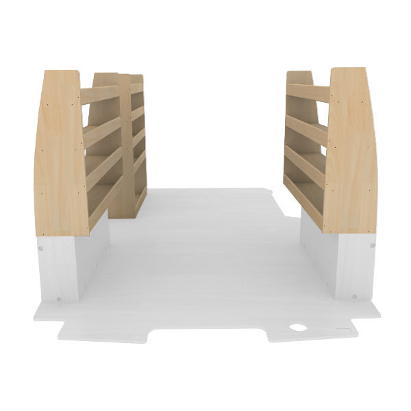 Pack de estanterías de madera équipement pour utilitaire Ford Custom 2023 