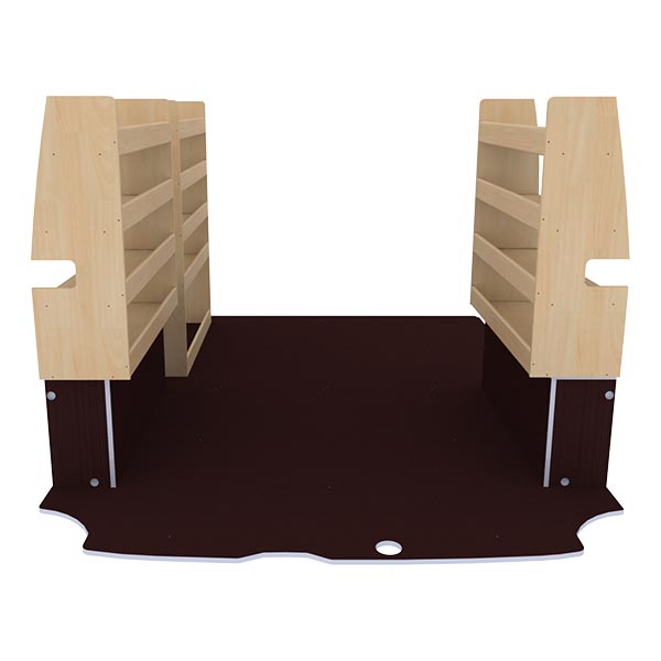 Equipamiento  interior Optimum Premium contrachapado antideslizante équipement pour utilitaire Ford Custom 2013 