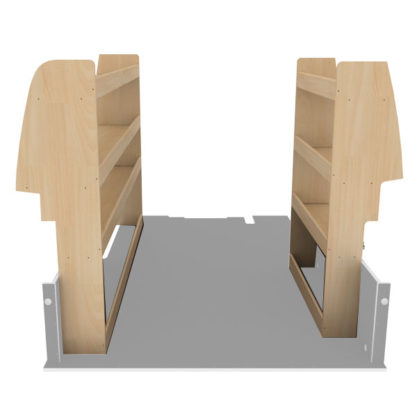 Pack de estanterías de madera équipement pour utilitaire Ford Connect II 2013 