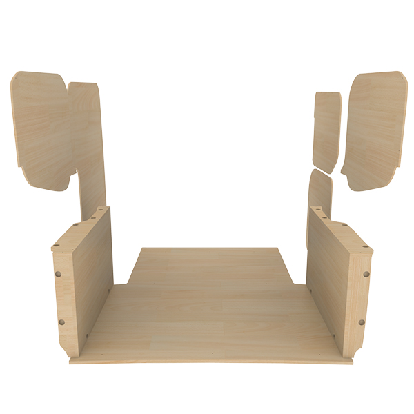 Panelado de madera Pro en contrachapado bruto équipement pour utilitaire Ford Transit Courier II 2024 