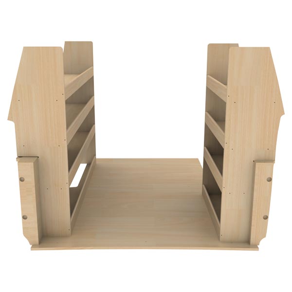 Equipamiento interior madera Optimum Pro en contrachapado bruto équipement pour utilitaire Ford Transit Courier II 2024 