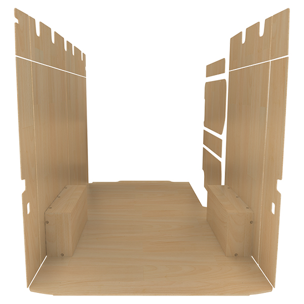 Image Habillage bois natural K4 CP brut