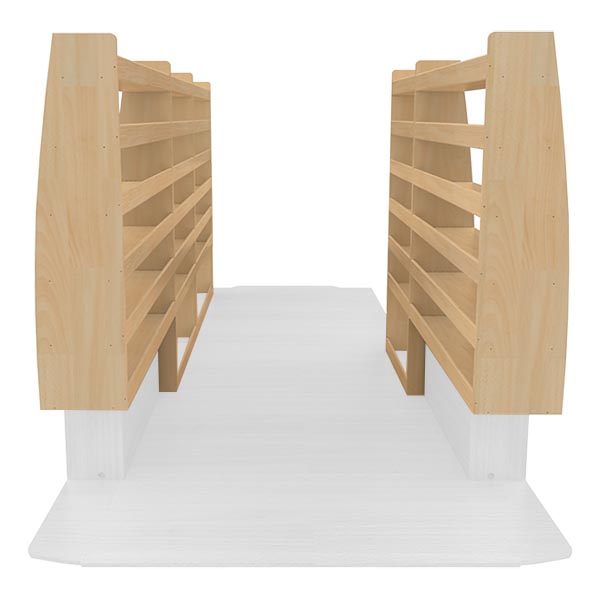 Pack de estanterías de madera équipement pour utilitaire Man Tge 2017 