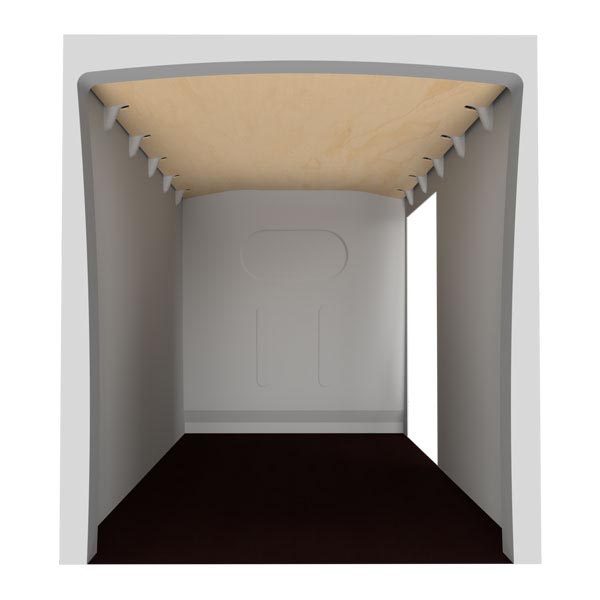 Image Plafond contreplaqué brut