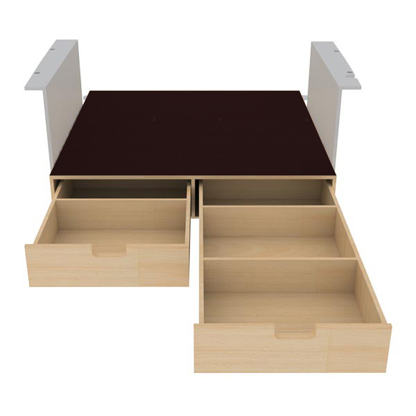 Image Double plancher arrière avec dessus antidérapant