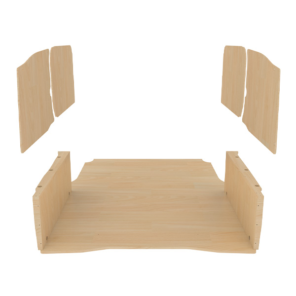 Panelado de madera Pro en contrachapado bruto équipement pour utilitaire Peugeot Partner III 2018 