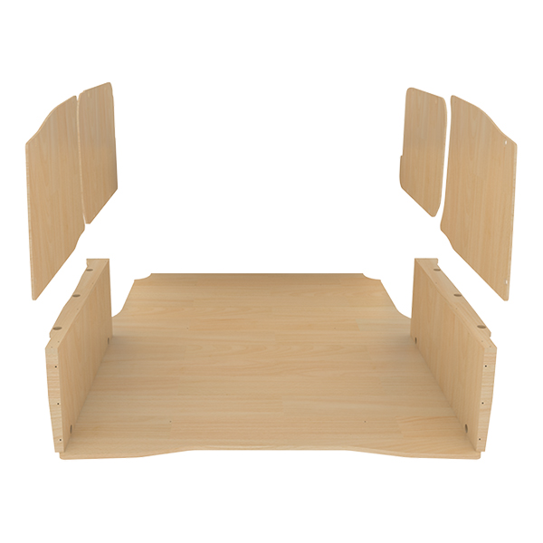 Panelado de madera Pro en contrachapado bruto équipement pour utilitaire Peugeot Partner III 2018 