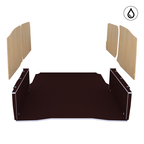 Panelado de madera Excellencia en contrachapado antideslizante + barnizado équipement pour utilitaire Peugeot Partner III 2018 