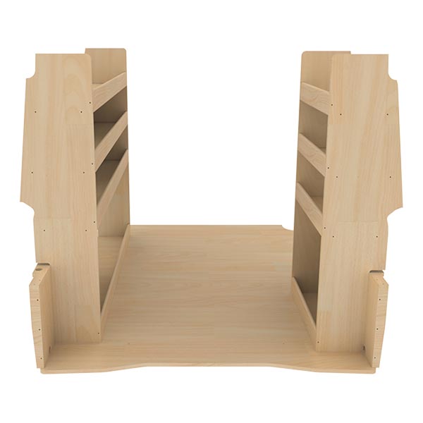 Equipamiento interior madera Optimum Pro en contrachapado bruto équipement pour utilitaire Peugeot Partner III 2018 
