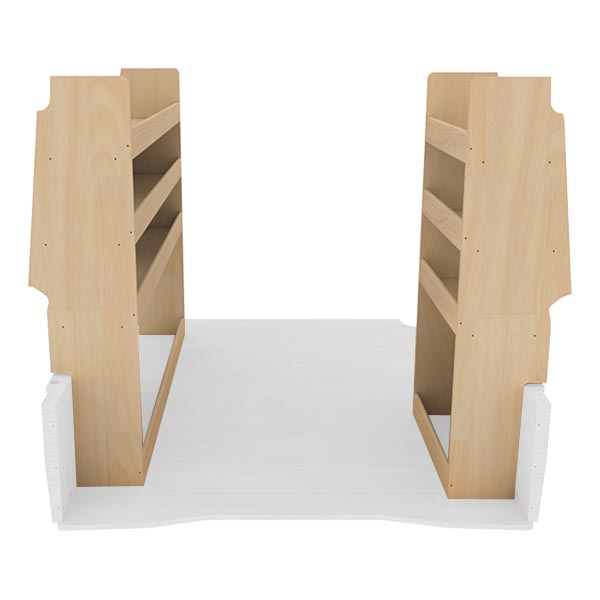 Pack de estanterías de madera équipement pour utilitaire Peugeot Partner III 2018 