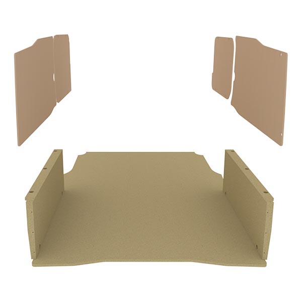 Panelado de madera Essential aglomerado + MDF / Puertas traseras incluidas équipement pour utilitaire Peugeot Partner III 2018 