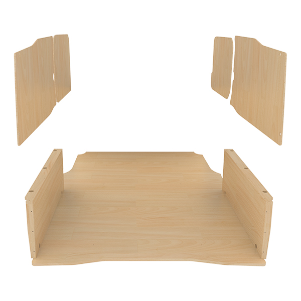 Panelado de madera Pro en contrachapado bruto équipement pour utilitaire Peugeot Partner III 2018 