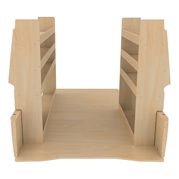 Equipamiento interior madera Optimum Pro en contrachapado bruto équipement pour utilitaire Peugeot Partner III 2018 