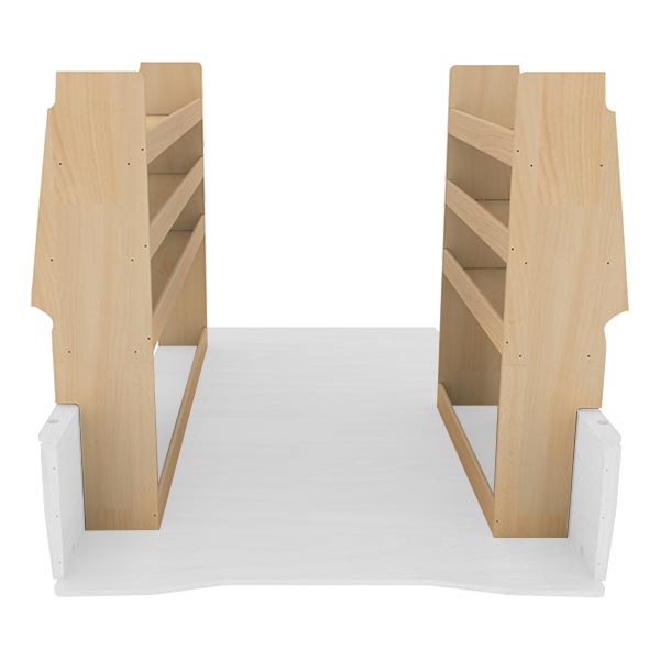 Pack de estanterías de madera équipement pour utilitaire Peugeot Partner III 2018 
